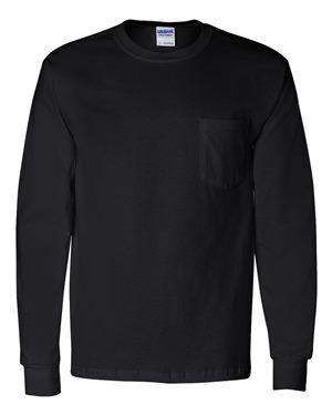 Gildan Men's Pocket Long Sleeve T-Shirt - 2410