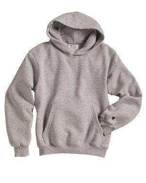 Brand: Champion | Style: S790 | Product: Double Dry Eco Youth Hooded Sweatshirt
