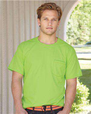 Brand: Hanes | Style: 5190 | Product: Beefy-T with a Pocket