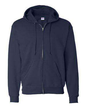 Hanes Men's EcoSmart® Full-Zip Hoodie Sweatshirt - P180