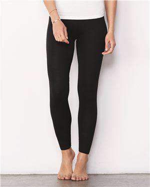 Brand: Bella + Canvas | Style: 812 | Product: Women's Cotton Spandex Leggings
