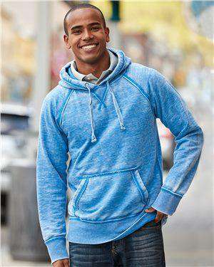 Brand: J. America | Style: 8915 | Product: Vintage Zen Fleece Hooded Pullover Sweatshirt