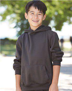 Brand: Badger | Style: 2454 | Product: BT5 Youth Performance Fleece Hooded Sweatshirt