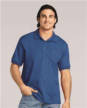 Brand: Gildan | Style: 8900 | Product: DryBlend® Jersey Sport Shirt with Pocket