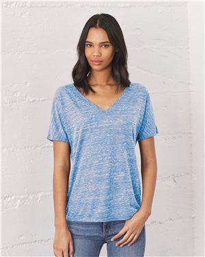 Brand: Bella + Canvas | Style: 8815 | Product: Women's Slouchy V-neck Tee