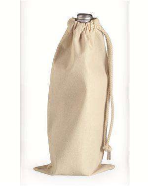 Brand: Liberty Bags | Style: 1727 | Product: 10 Ounce Cotton Canvas Drawstring Wine Bag