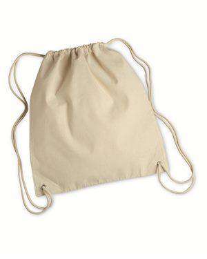 Brand: Liberty Bags | Style: 8875 | Product: 10 Ounce Cotton Canvas Drawstring Backpack