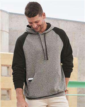 Brand: JERZEES | Style: 96CR | Product: Nublend Colorblocked Raglan Hooded Sweatshirt