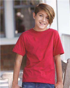 Brand: Hanes | Style: 498Y | Product: Youth Nano-T