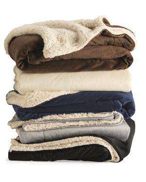 Brand: Alpine Fleece | Style: 8712 | Product: Micro Mink Sherpa Blanket