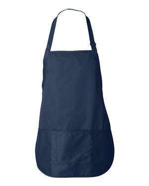 Liberty Bags Sara Three-Pocket Twill Bib Apron - 5507