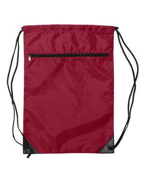 Liberty Bags Drawstring Zippered Cinch Sack - 8888