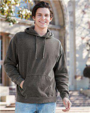 Brand: Comfort Colors | Style: 1567 | Product: Garment Dyed Hooded Pullover Sweatshirt