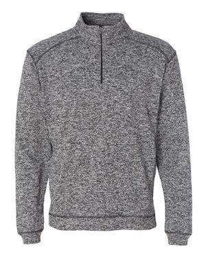 J America Men's Fleece Pocket 1/4-Zip Sweatshirt - 8614