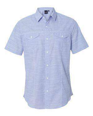 Burnside Men's Textured Flap Pocket Dress Shirt - 9247