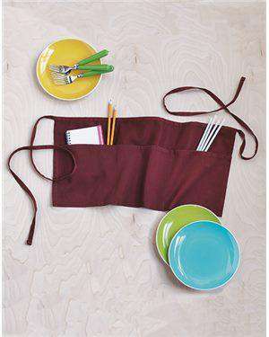 Brand: Q-Tees | Style: Q2115 | Product: Waist Apron with Pockets