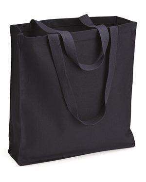 Brand: Q-Tees | Style: Q125300 | Product: 13.7L Gusseted Canvas Shopper