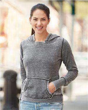 Brand: J. America | Style: 8912 | Product: Women's Zen Fleece Hooded Sweatshirt
