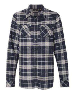 Burnside Women's Long Sleeve Plaid Flannel Shirt - 5210