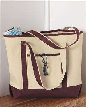 Brand: Q-Tees | Style: Q1500 | Product: 34.6L Large Canvas Deluxe Tote