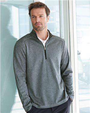 Brand: Adidas | Style: A284 | Product: Brushed Terry Heather Quarter-Zip