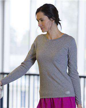 Brand: Russell Athletic | Style: 64LTTX | Product: Women's Essential Long Sleeve 60/40 Performance Tee