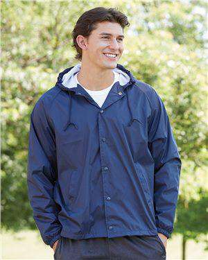Brand: Augusta Sportswear | Style: 3102 | Product: Hooded Coaches Jacket