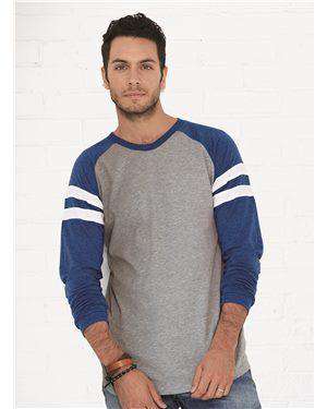 Brand: LAT | Style: 6934 | Product: Fine Jersey Mash Up Long Sleeve Tee