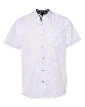 Burnside Men's Pocket Peached Poplin Dress Shirt - 9290
