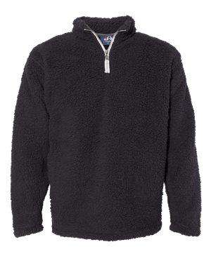 J America Men's Sherpa 1/4-Zip Pullover Sweatshirt - 8454