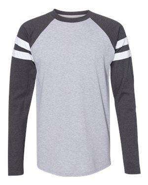 LAT Men's Jersey Mash-Up Long Sleeve T-Shirt - 6934