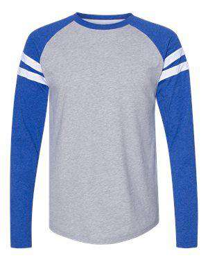 LAT Men's Jersey Mash-Up Long Sleeve T-Shirt - 6934