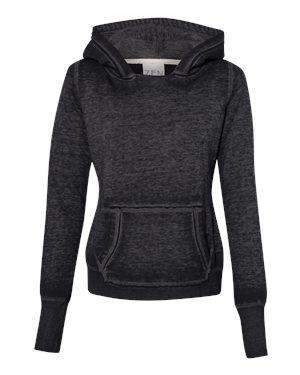 J America Women's Zen Fleece Pocket Hoodie Sweatshirt - 8912