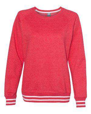 J America Women's Relay Yarn-Dyed Stripe Sweatshirt - 8652