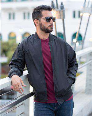 Brand: Independent Trading Co. | Style: EXP52BMR | Product: Lightweight Bomber Jacket