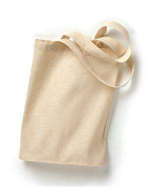 Brand: OAD | Style: OAD116 | Product: Cotton Canvas Tote 9 x 11 Inches