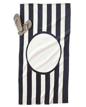 Brand: Carmel Towel Company | Style: C3060ST | Product: Carmel Towels Printer Friendly Striped Towel