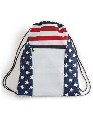 Brand: OAD | Style: OAD5050 | Product: Americana Drawstring Bag