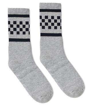 Brand: SOCCO | Style: SC300 | Product: Checker Crew Sock